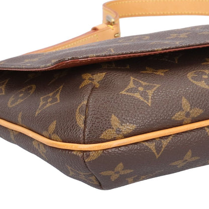 Louis Vuitton Musette Tango Short Monogram Shoulder Bag Canvas Brown — view 8
