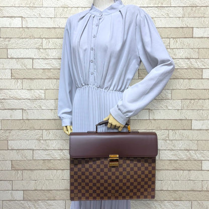 Louis Vuitton Altona PM Damier Business Bag Canvas Brown — view 2