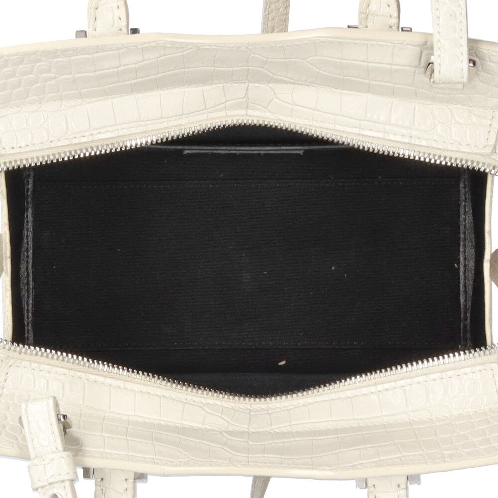 Saint Laurent Uptown Small Shoulder Bag White — view 7