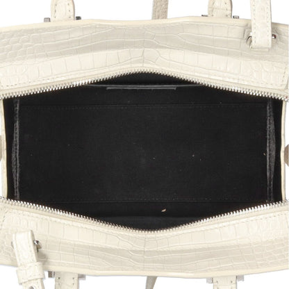 Saint Laurent Uptown Small Shoulder Bag White — view 7