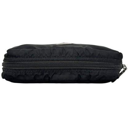 Prada Pouch Black Nero Tessuto Case Nylon — view 9