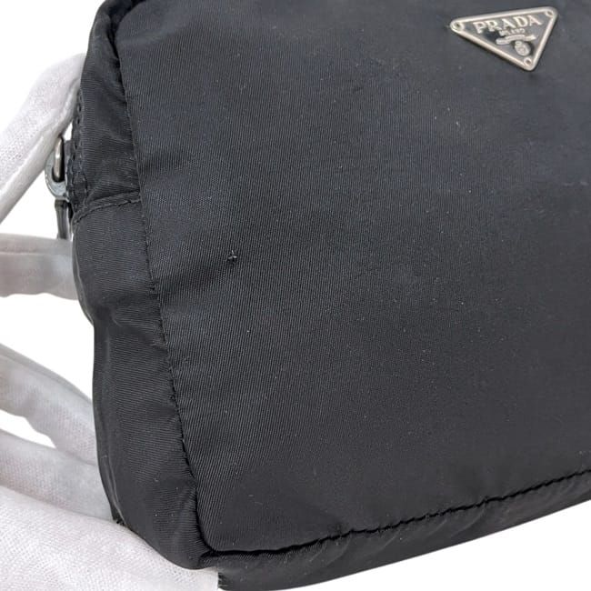 Prada Pouch Black Nero Tessuto Case Nylon — view 6