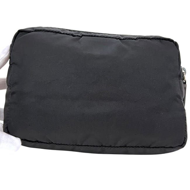 Prada Pouch Black Nero Tessuto Case Nylon — view 8