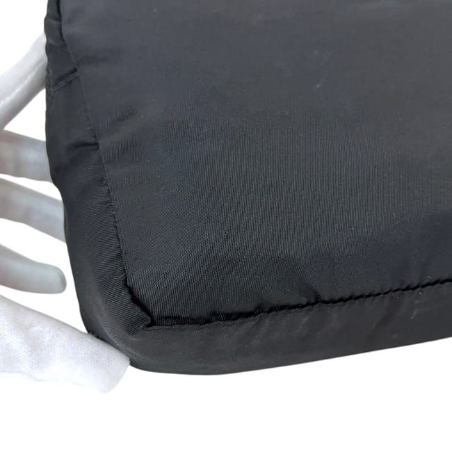 Prada Pouch Black Nero Tessuto Case Nylon — view 7