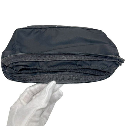 Prada Pouch Black Nero Tessuto Case Nylon — view 4