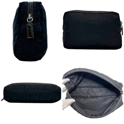 Prada Pouch Black Nero Tessuto Case Nylon — view 2