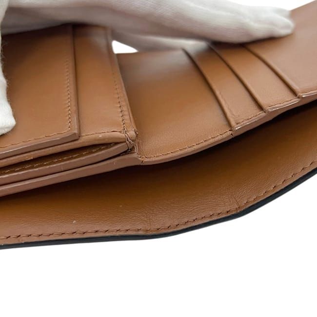 Celine Trifold Wallet Black Brown Macadam — view 4