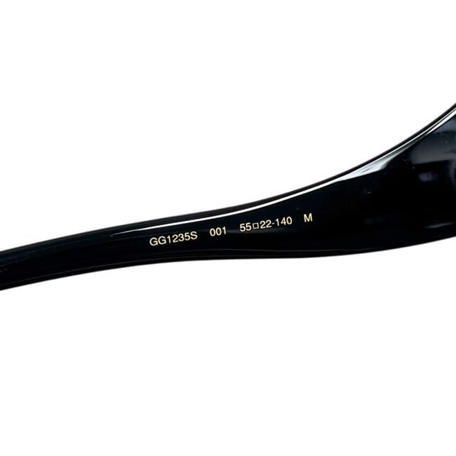 Gucci Sunglasses Black Interlocking Eyewear — view 4