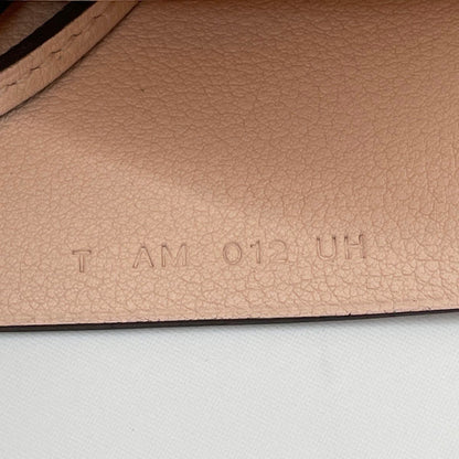 Hermes Key Ring Clochette Leather Pink Silver — view 8