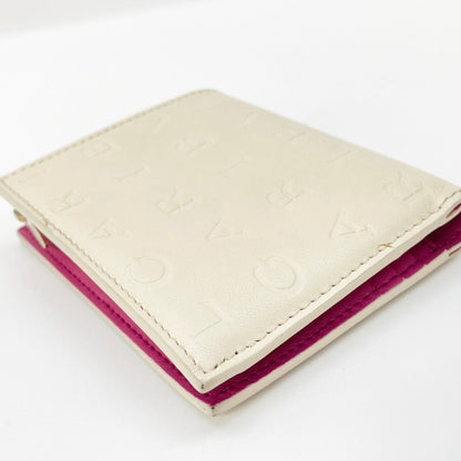 Bvlgari Bifold Wallet Logo Infinitum Compact Ivory Pink — view 3