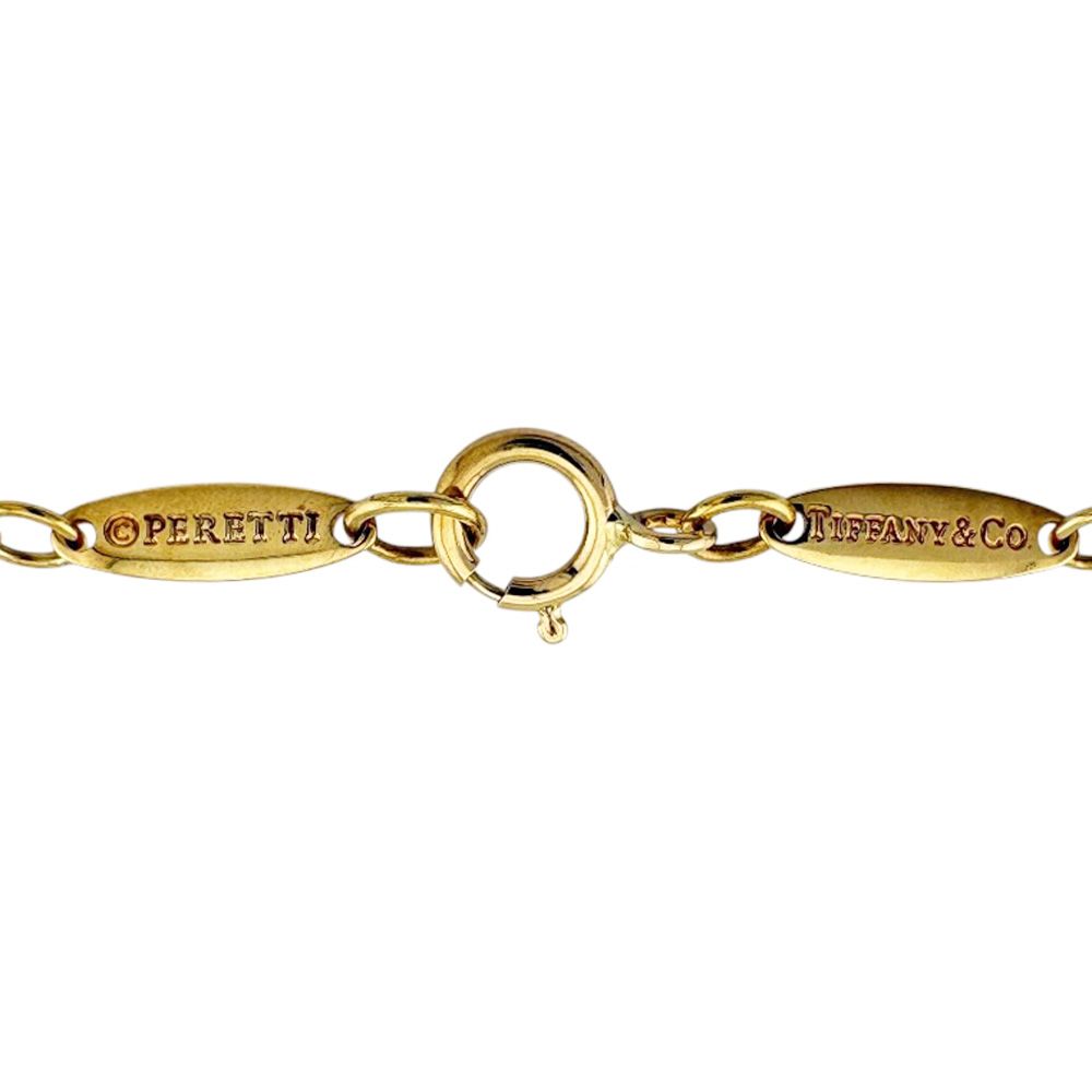 Tiffany & Co Open Heart Necklace 18k Gold — view 5