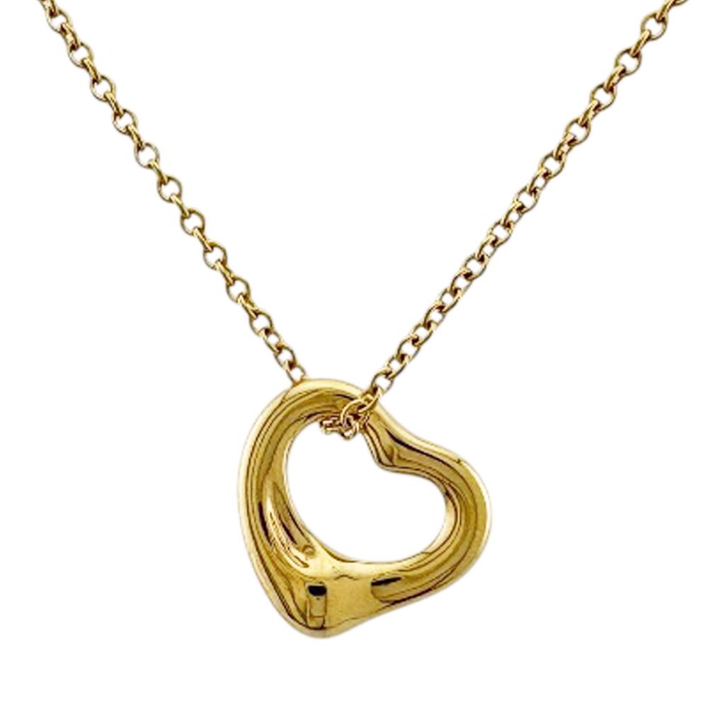 Tiffany & Co Open Heart Necklace 18k Gold