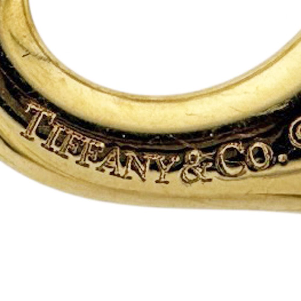 Tiffany & Co Open Heart Necklace 18k Gold — view 7