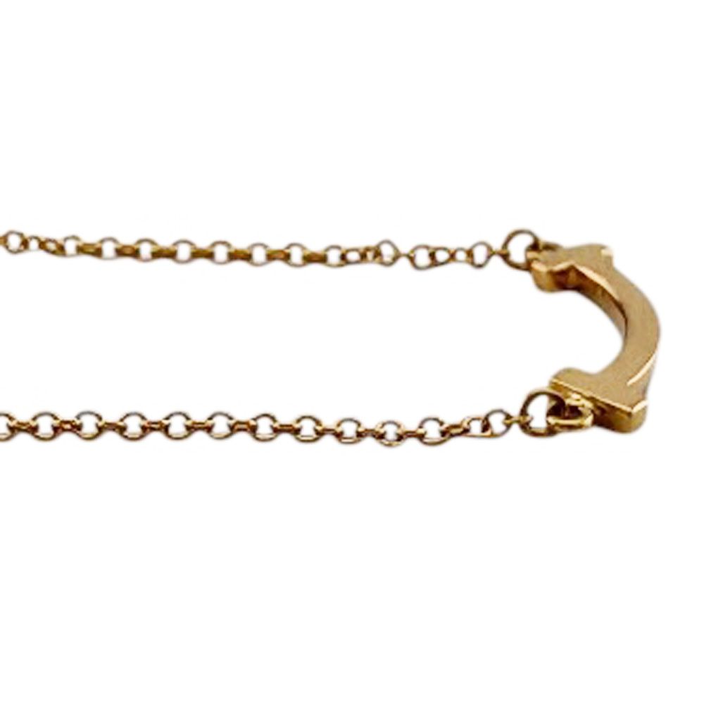 Tiffany & Co T Smile Necklace 18k Gold — view 4