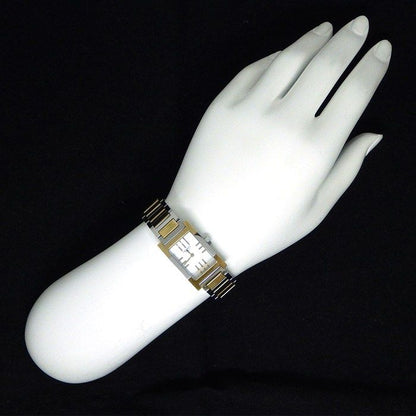 Hermes Watch Tandem Rectangular White Shell Dial SS Quartz Analog — view 9
