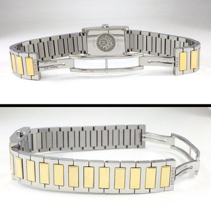 Hermes Watch Tandem Rectangular White Shell Dial SS Quartz Analog — view 3