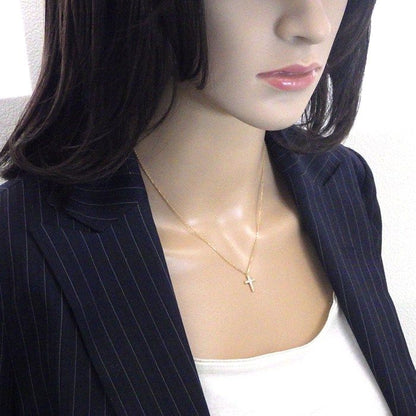 Cartier Necklace Symbol Cross Diamond 18k Pink Gold — view 8