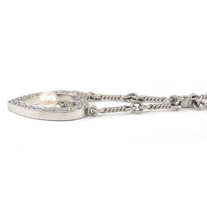 Tiffany & Co Necklace Sentimental Pearl Diamond — view 3