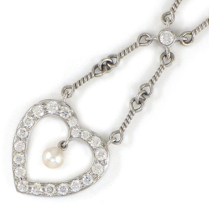 Tiffany & Co Necklace Sentimental Pearl Diamond