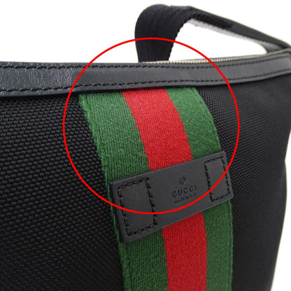 Gucci Shoulder Bag Sherry Nylon Black — view 9