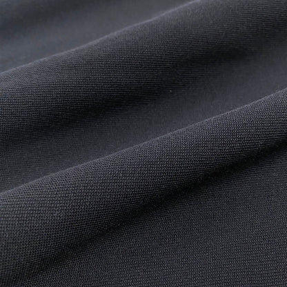 Chanel Wrap Skirt Knee Length 42 Navy Wool — view 8