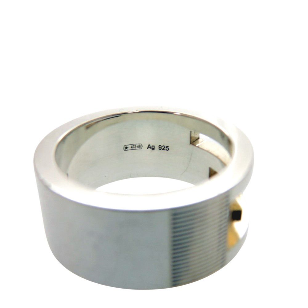 Gucci Cutout 925 Sterling Silver Ring — view 4