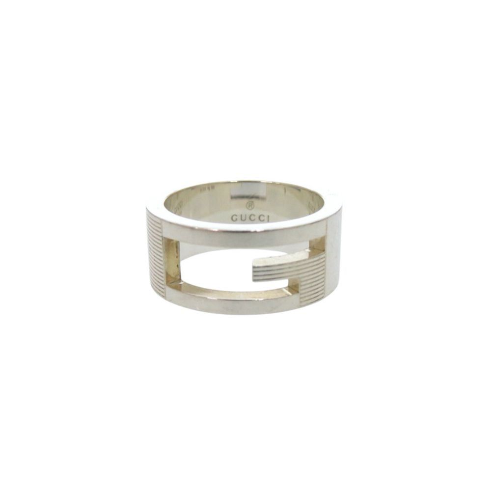 Gucci Cutout 925 Sterling Silver Ring