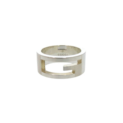 Gucci Cutout 925 Sterling Silver Ring