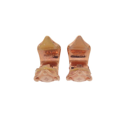 Louis Vuitton Dormes Clip Earrings Pink Gold — view 4