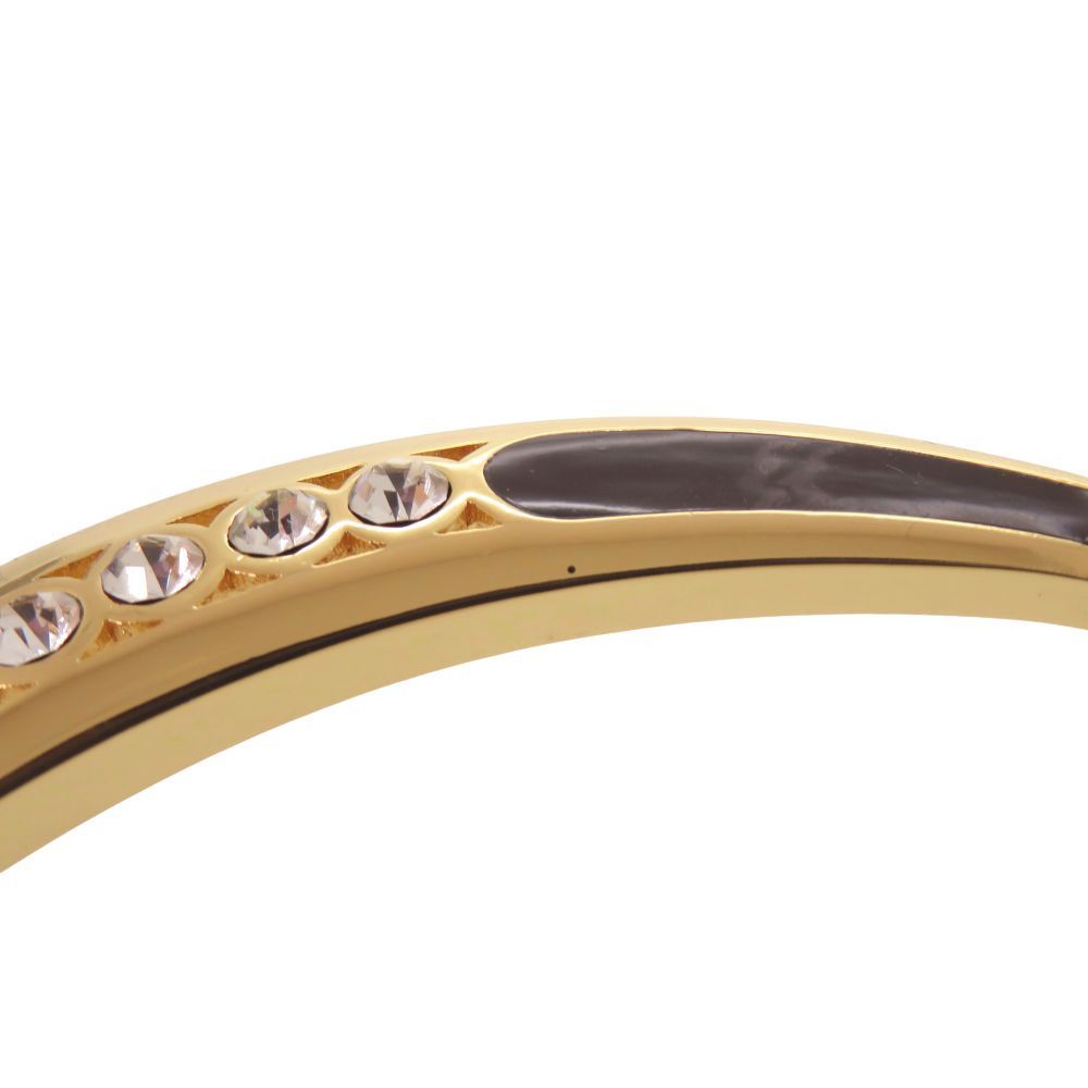 Dior Vintage Choker Necklace Stone Metal Gold — view 4