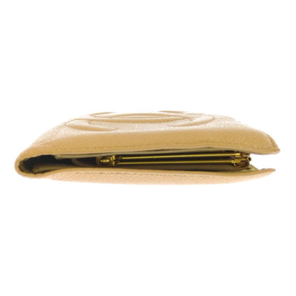 Chanel CC Logo Wallet Beige