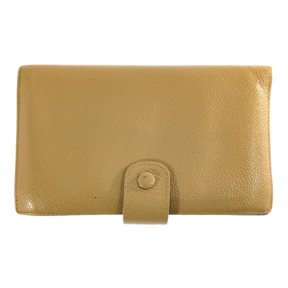 Chanel CC Logo Wallet Beige