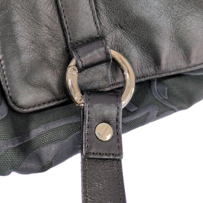 Chanel Camellia Locky Canvas Tote CC Logo Black Vintage