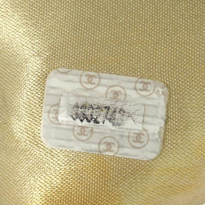 Chanel Caviar Leather Jumbo CC Logo Chain Tote CC Beige Gold Vintage All
