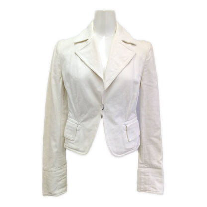 Gucci Cotton Short Jacket White