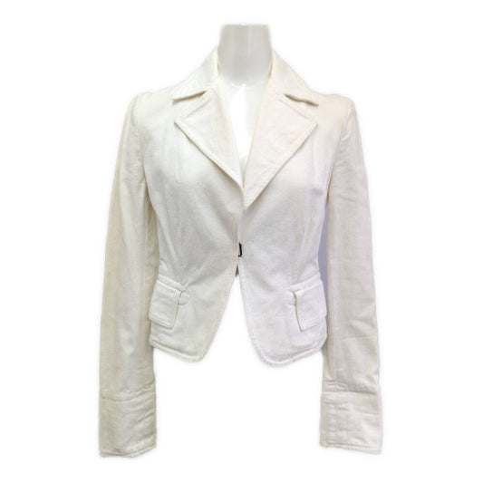 Gucci Cotton Short Jacket White