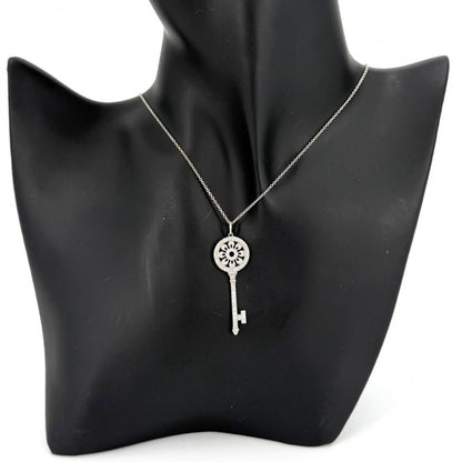 Tiffany & Co Necklace Petaluki Pendant 18k WG Gold Diamond — view 3
