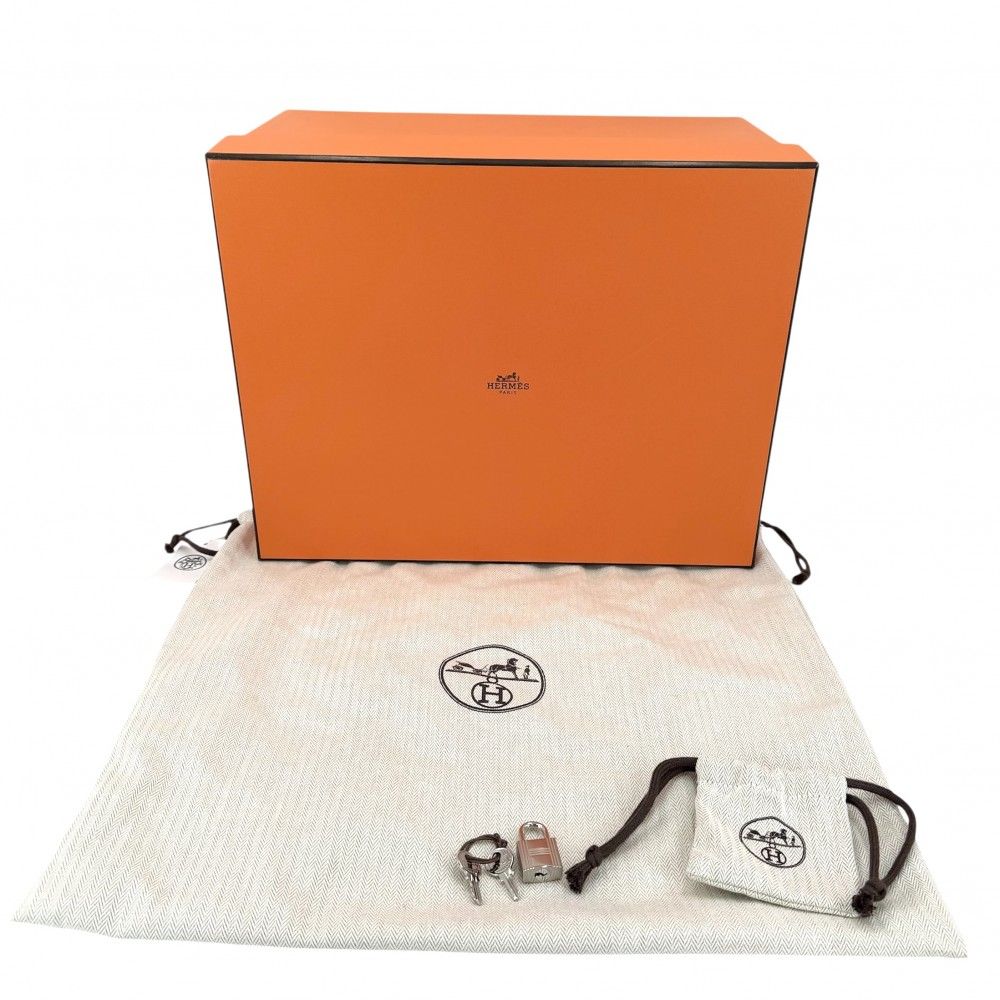 Hermes Handbag Picotin Lock MM Bag Taurillon Blue Silver — view 8
