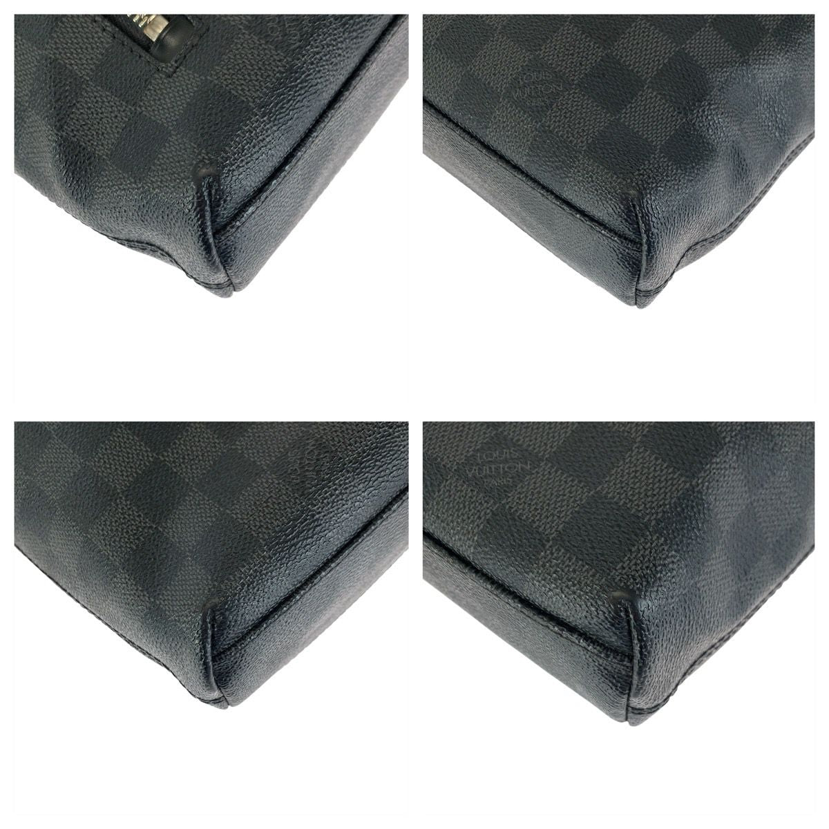 Louis Vuitton Damier Graphite Mick PM Black Silver Shoulder Bag Pochette — view 3