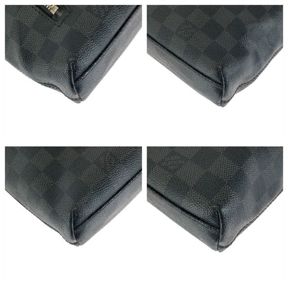 Louis Vuitton Damier Graphite Mick PM Black Silver Shoulder Bag Pochette — view 3