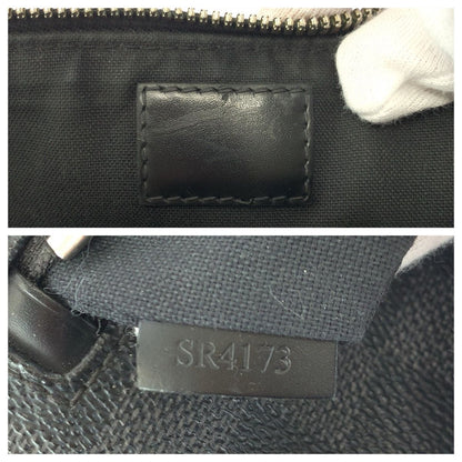 Louis Vuitton Damier Graphite Mick PM Black Silver Shoulder Bag Pochette — view 4