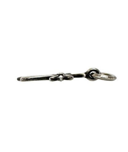 Chrome Hearts Tny CH Crs Tiny CH Cross Necklace Top 925 Sterling Silver — view 4