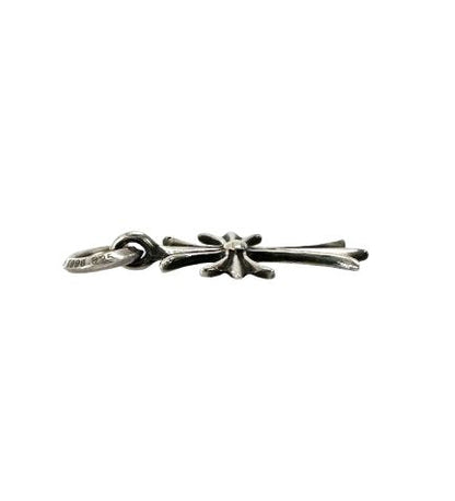 Chrome Hearts Tny CH Crs Tiny CH Cross Necklace Top 925 Sterling Silver — view 3