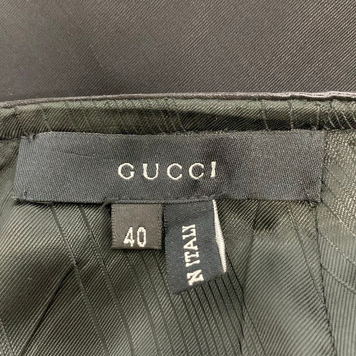 Gucci Skirt 40 M Black Knee Length — view 3