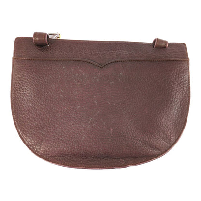 Cartier Must Line Flap Shoulder Bag Wine Red Trinity All B /