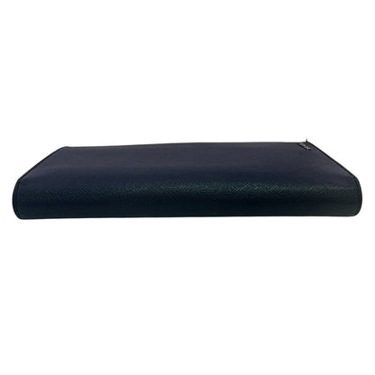 Prada Wallet Saffiano Leather Bifold Navy — view 3