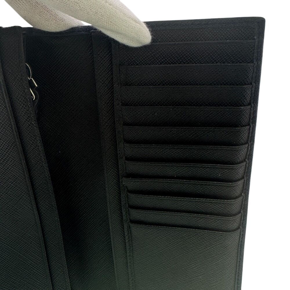 Prada Wallet Saffiano Leather Bifold Navy — view 7