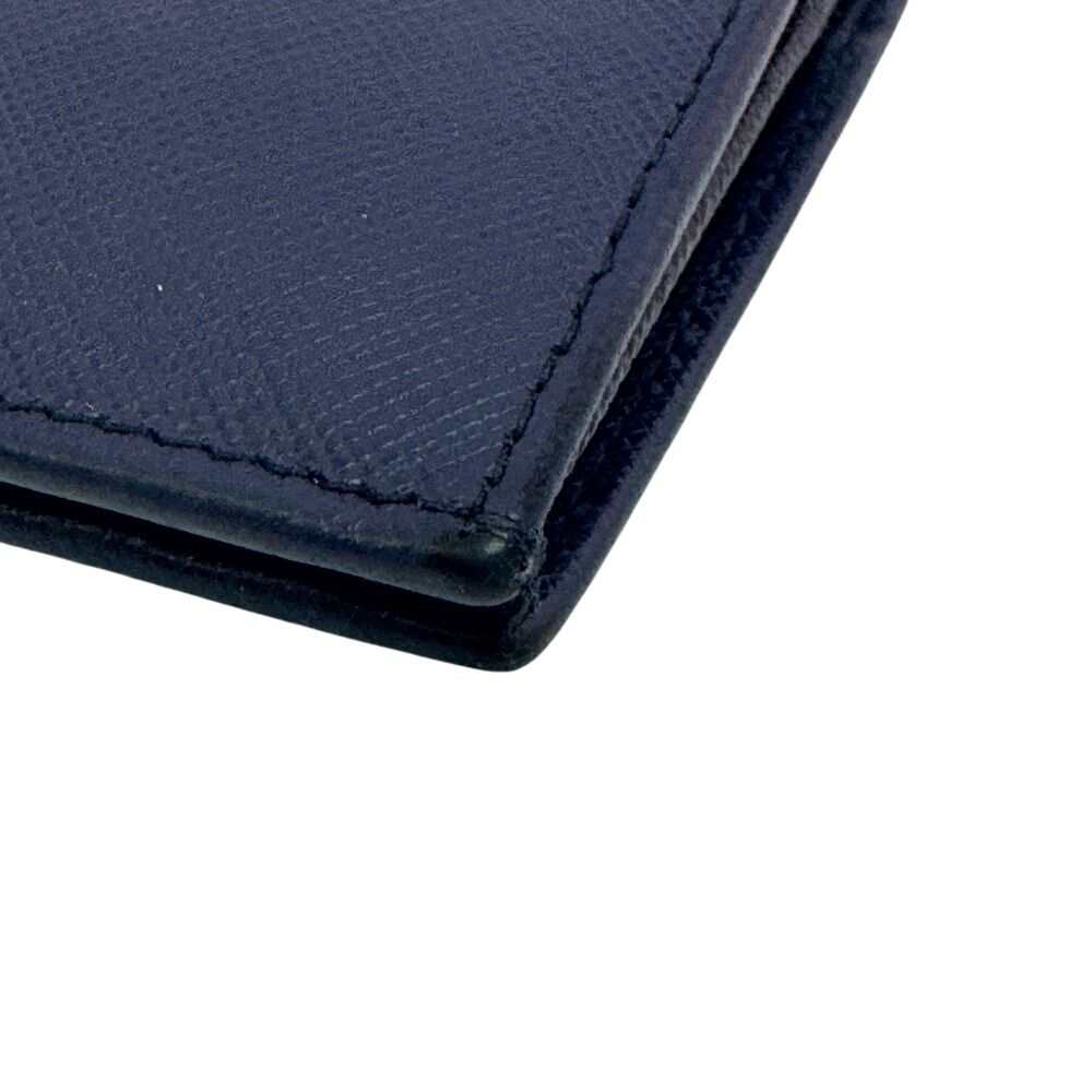 Prada Wallet Saffiano Leather Bifold Navy — view 5