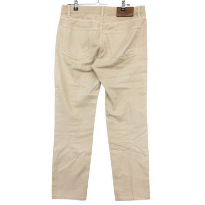Brunello Cucinelli Pants Logo Pocket Traditional Fit Denim Jeans Light Beige — view 2