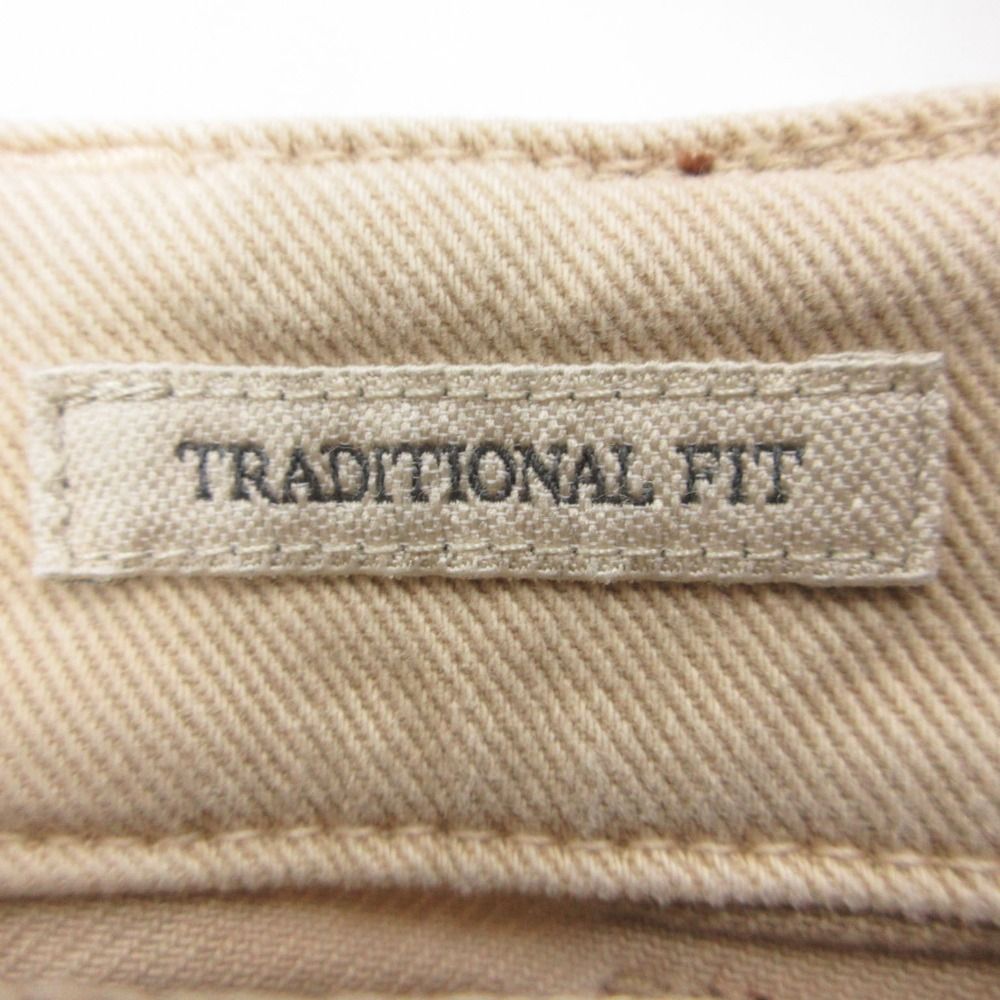 Brunello Cucinelli Pants Logo Pocket Traditional Fit Denim Jeans Light Beige — view 3